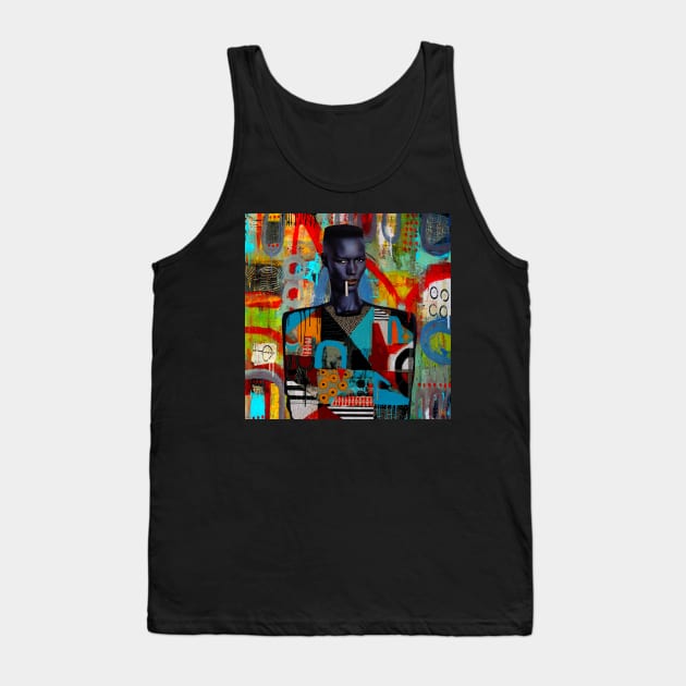 Grace Jones pop art Tank Top by christian@heltsort.com